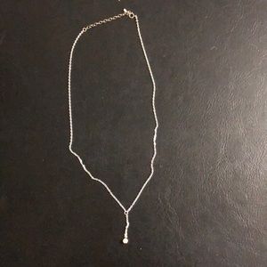Y- Necklace with pearl